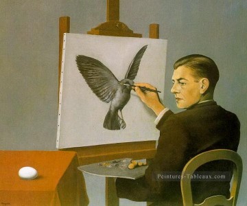  magritte - clairvoyance self portrait 1936 Rene Magritte